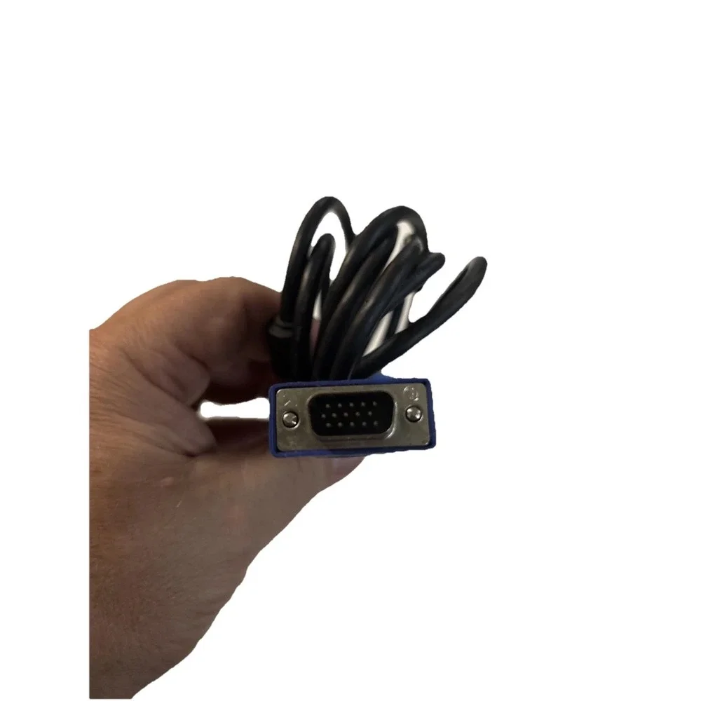 VGA Male to Male Cable SVGA Monitor Cord for PC Computer 15 Prong 6'